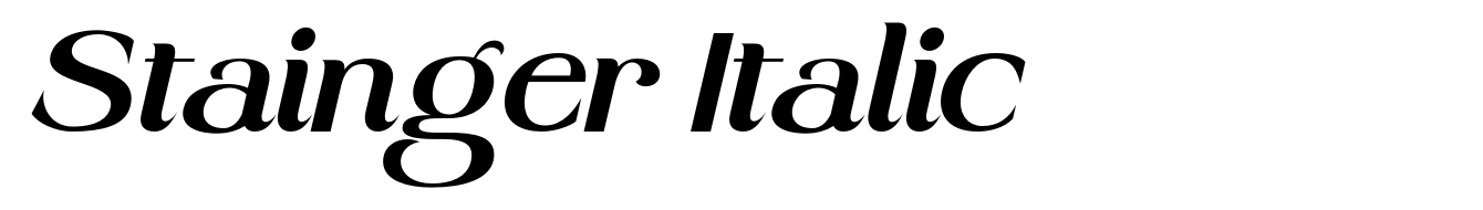 Stainger Italic